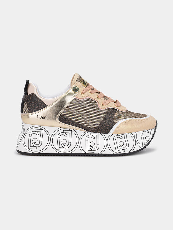 WONDER Platform sneakers with logo print - 1