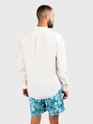 Long sleeve linen shirt - 3