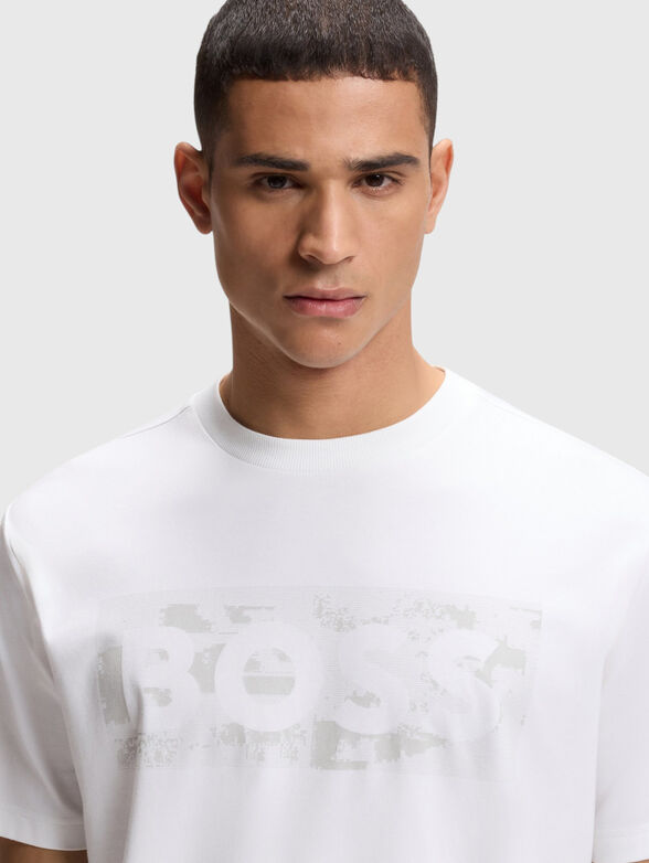 Cotton-blend T-shirt - 4