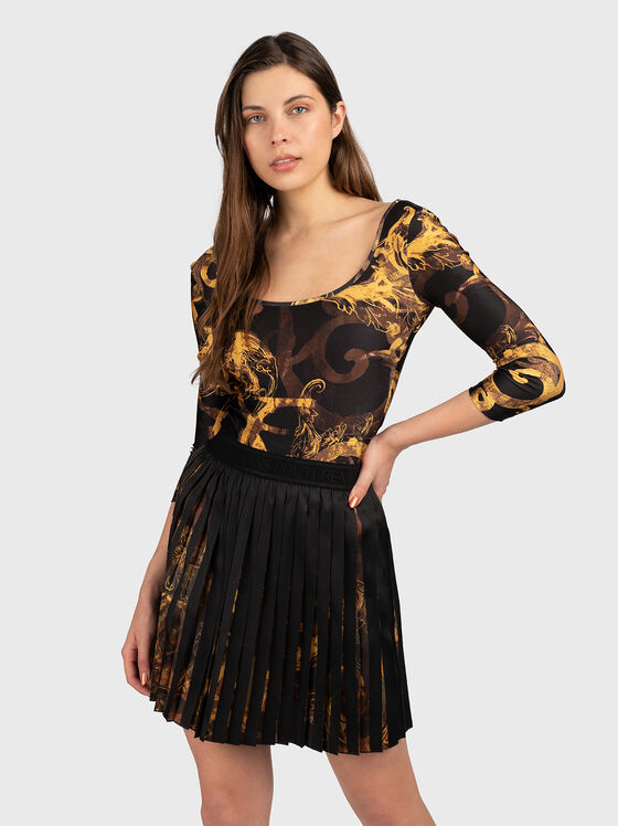 Bodysuit with cut-out back - 1