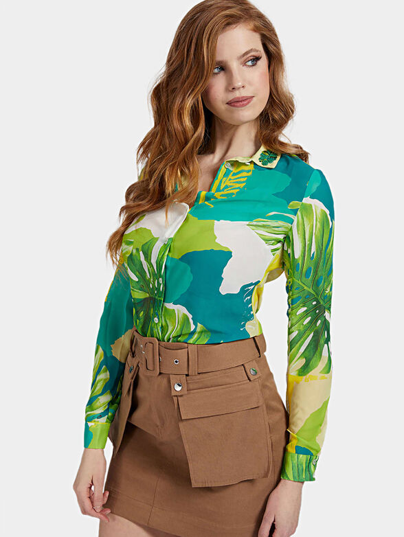 CLOUIS Shirt with floral print - 1