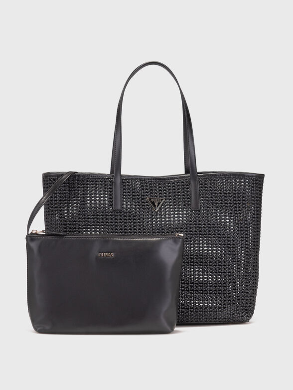 BRIGITTA perforated shopper bag - 1