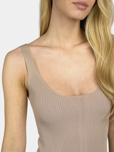 LUCILLE dress in beige color - 3