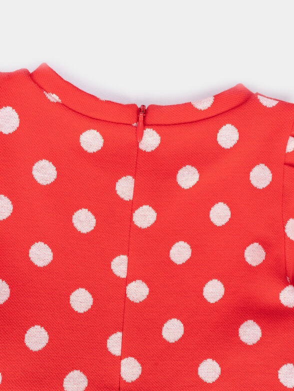Dress with dotted pattern - 4