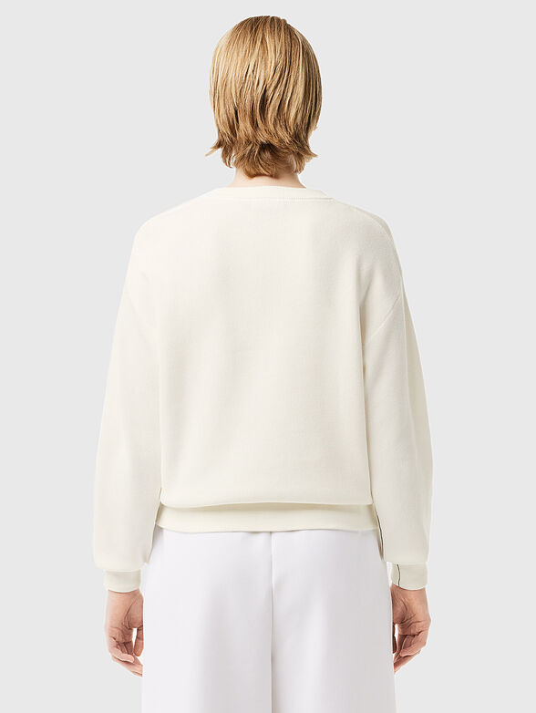 Sweater with embroidered logo  - 3