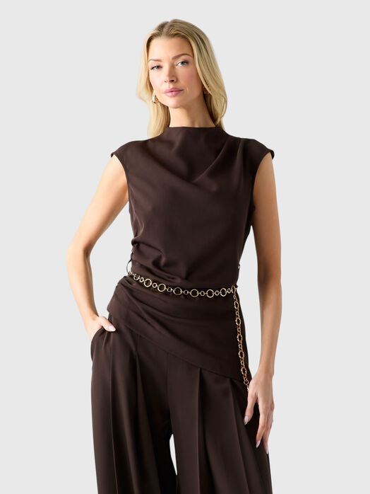 KAMILA Top with accent belt