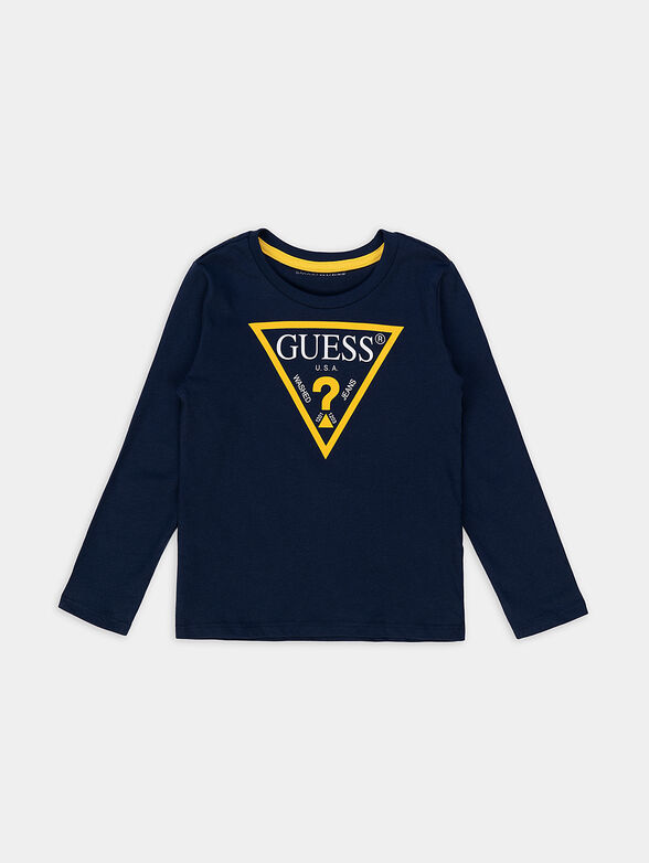 Long sleeves T-shirt in black color - 1