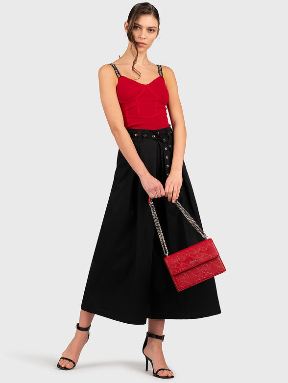 Knitted top with straps - 2