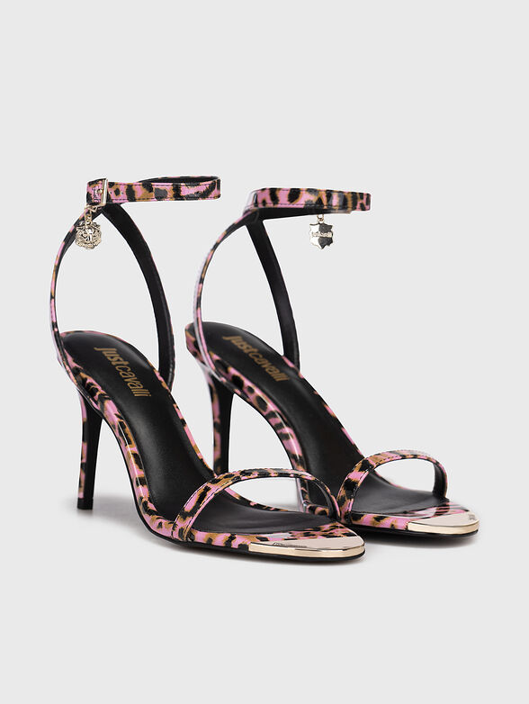 FONDO IVY DIS. W9 printed heeled sandals  - 2