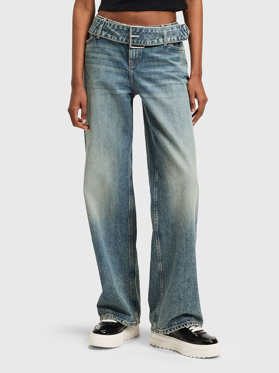 Jeans with worn effect - 1