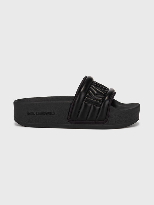 KONDO MAXI black sandals - 1