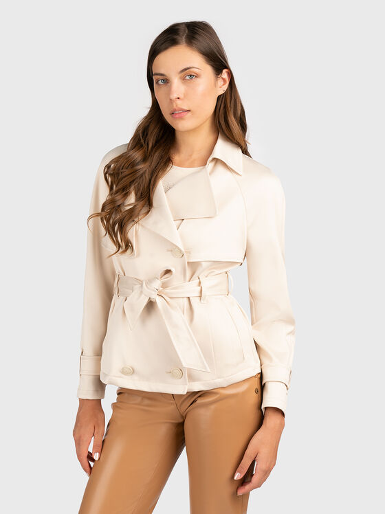 ANDREA short double-breasted trench coat - 1