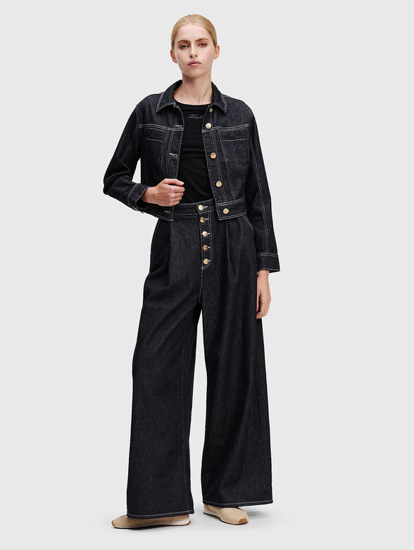 Short denim jacket  - 2