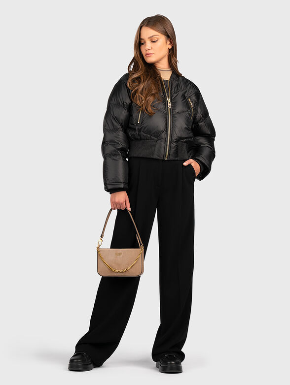 Black jacket with quilted effect - 2