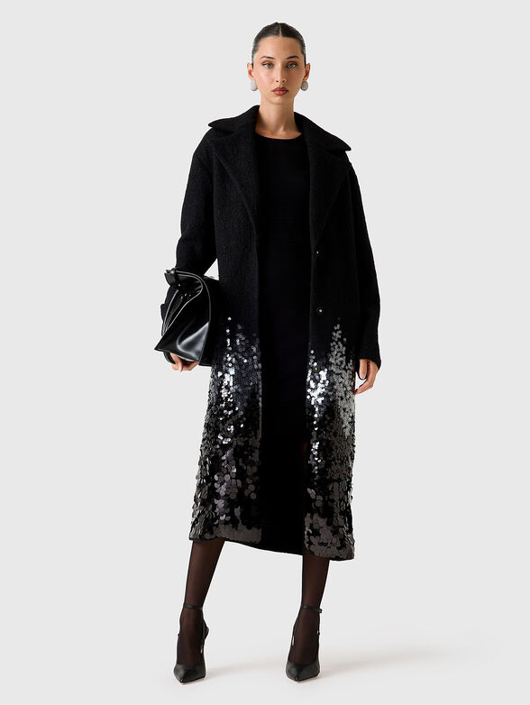VICKY sequin knit coat - 1