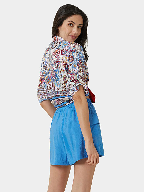 WILD CASHMERE shirt with multicolor print - 2