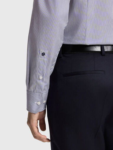 Striped cotton shirt - 5