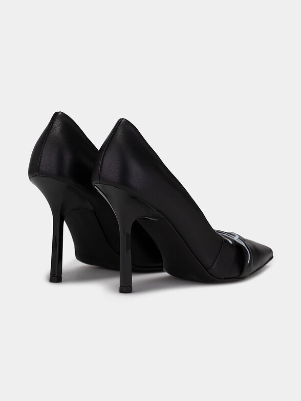 High-heeled shoes with logo detail - 3