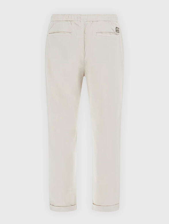 AXEL chino trousers with elastic waist - 2
