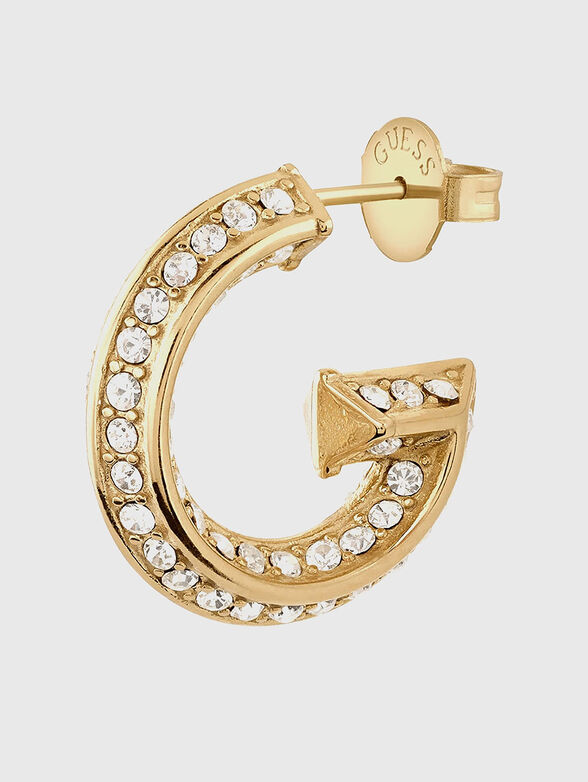 Earrings with accent logo - 4