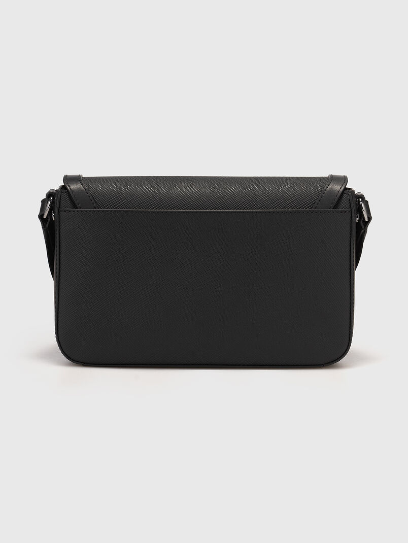 Crossbody bag in leather with logo detail - 3