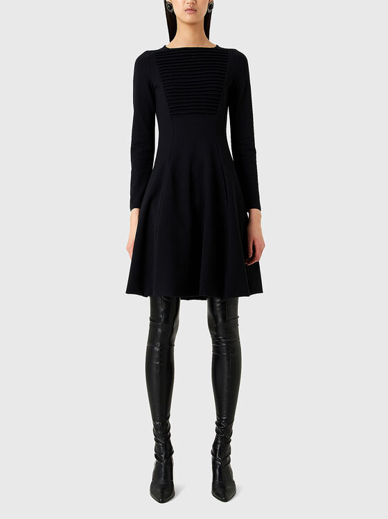 Black dress with long sleeves  - 1