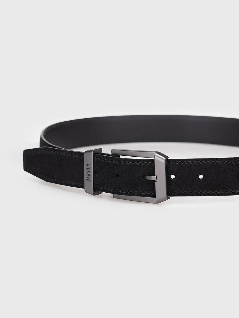 Black suede belt - 3