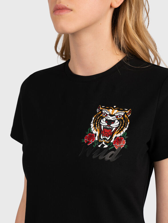 DL008 sports black dress with prints - 3