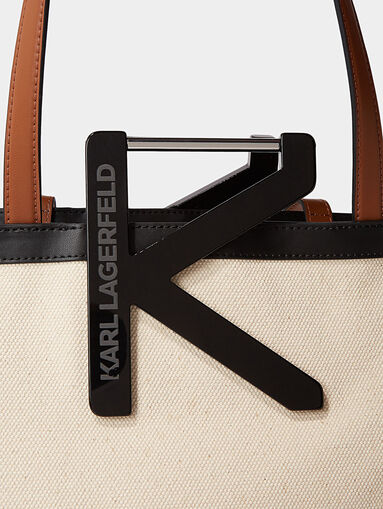 K/KARL canvas tote bag - 5