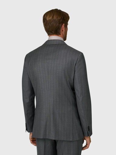 Wool striped suit - 3