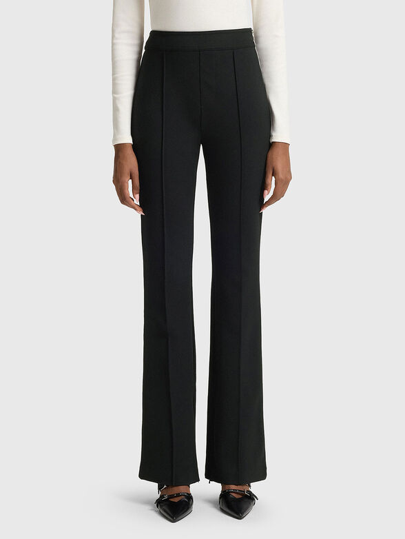High waisted straight leg trousers - 1