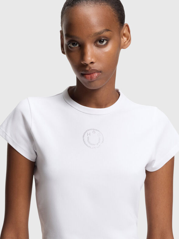 DOME T-shirt with crystal appliqu&eacute;s - 4