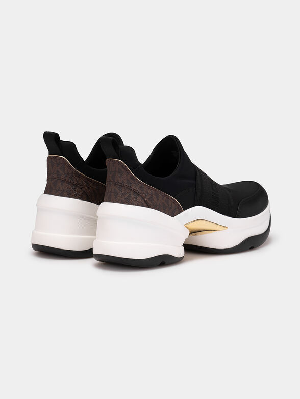 OLYMPIA black slip-on shoes - 3