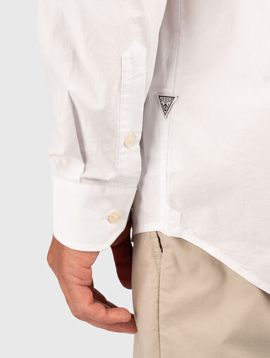White cotton shirt - 5