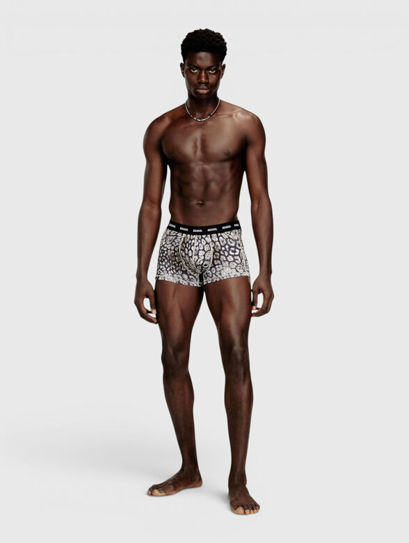 Set of three pairs of boxer shorts with a logo - 4