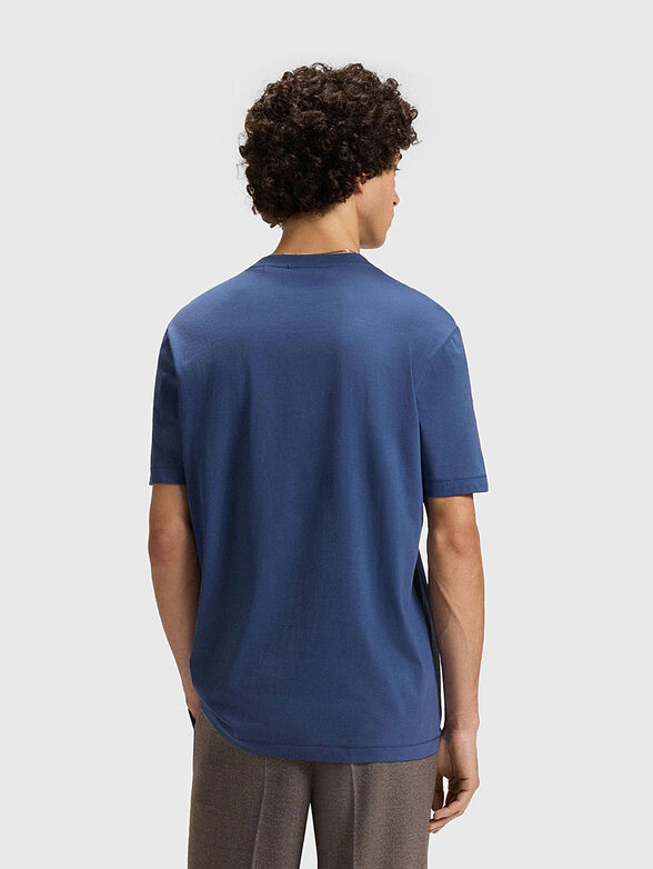 Cotton T-shirt with print - 3