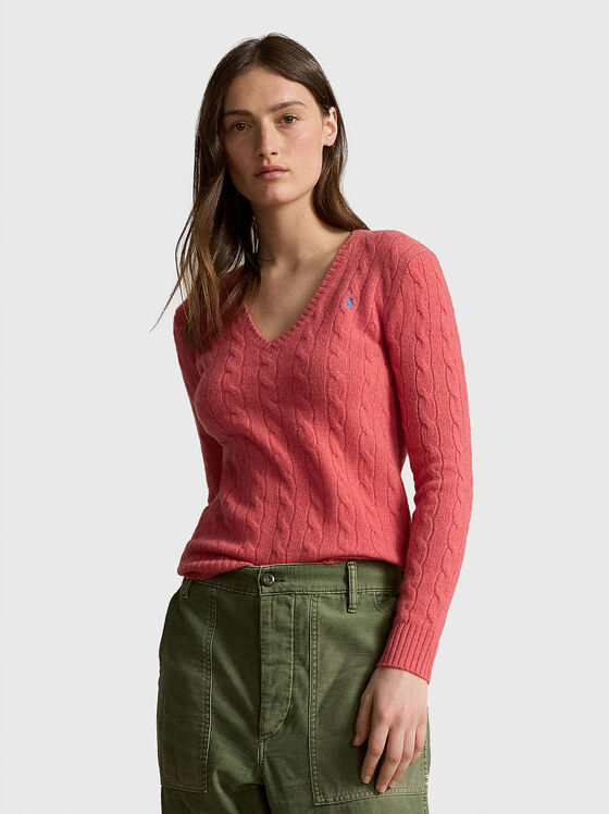 V-neck pullover - 1