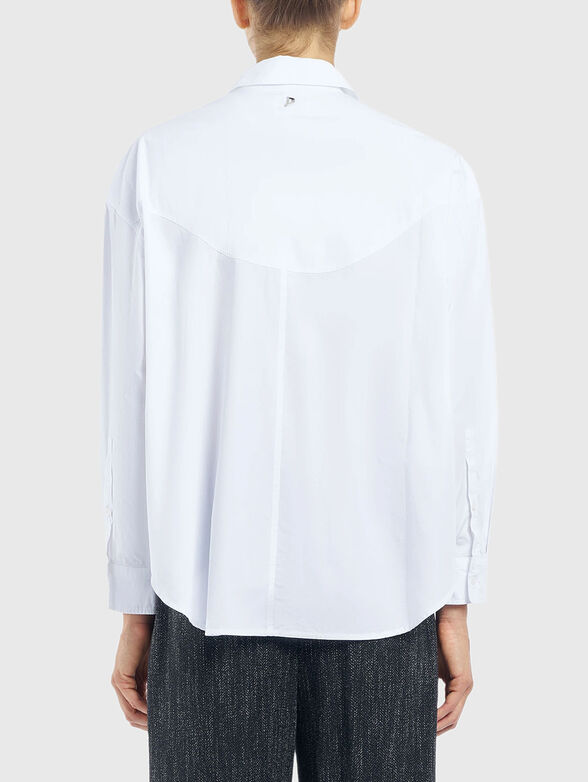 Oversized poplin shirt - 3