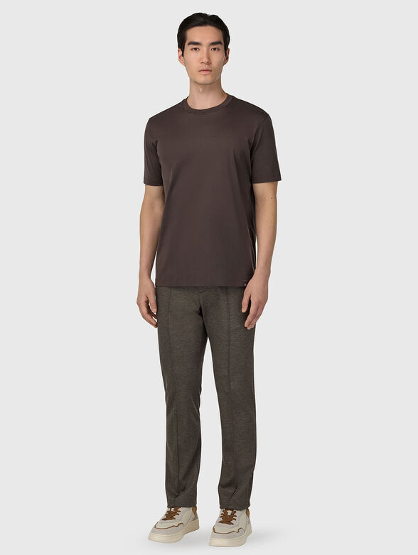 Cotton and silk T-shirt - 2