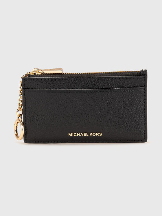 Кожен картодържател с лого детайл - 1