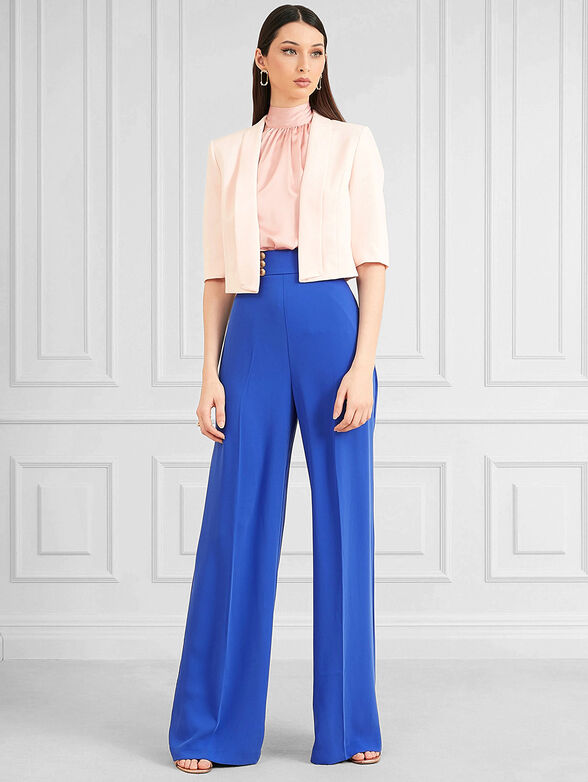 MARYLIN  trousers in blue color - 4