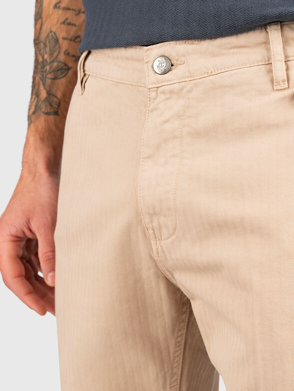ANGELS chino pants in beige - 3