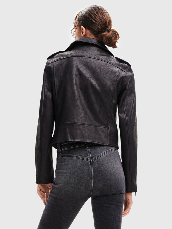 Faux leather jacket - 3