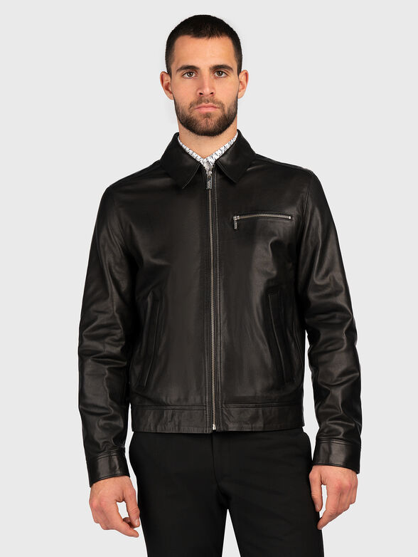 Black leather jacket  - 0