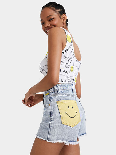 SMILEY&reg; denim shorts - 3