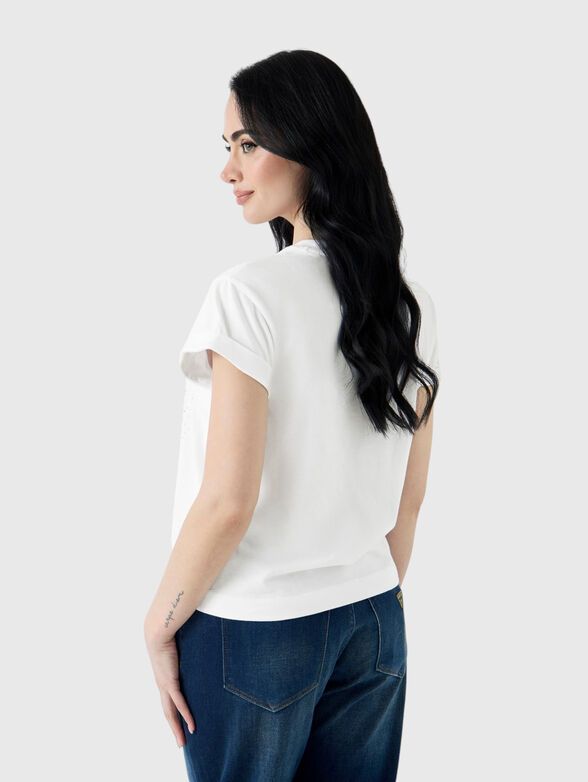 T-shirt with appliqu&eacute;s rhinestone - 3