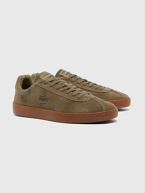Suede and leather sports shoes - 2