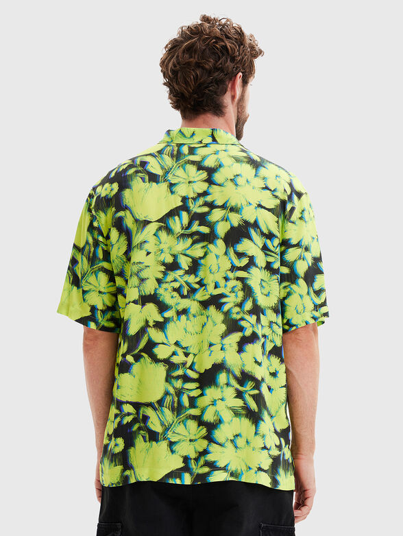 BERTO shirt with short sleeve and floral motifs - 2