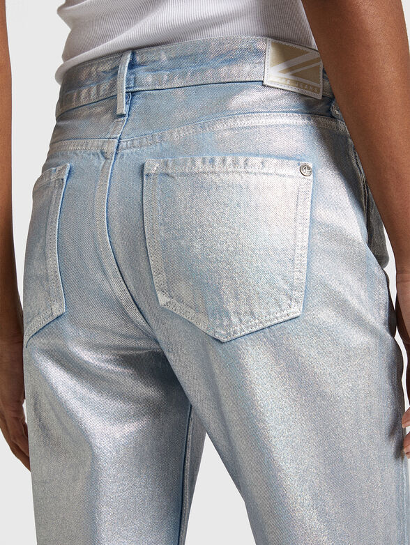 Jeans with metallic effect - 2