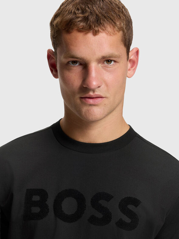 T-shirt with embossed logo  - 4